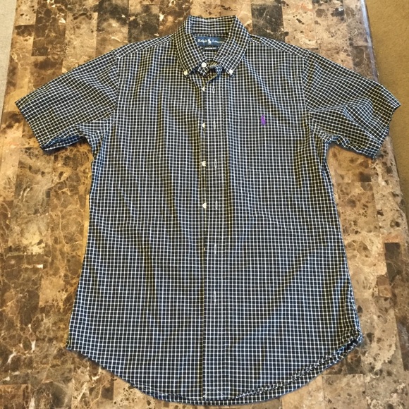 Ralph Lauren polo short sleeve dress shirt.