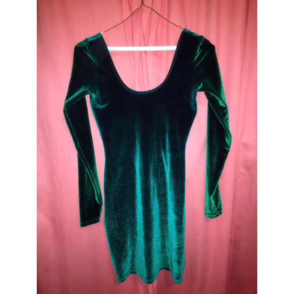 American Apparel velvet low back dress