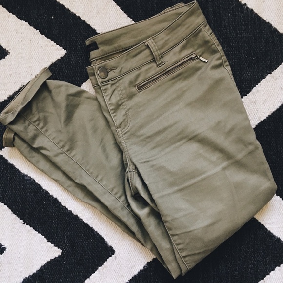 Olive Skinny Jeans - Fire Los Angeles, size 13