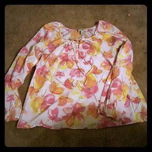 Ann Taylor LOFT floral top