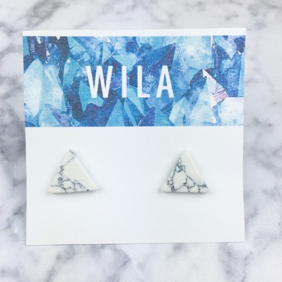 marble earrings - Picture 2 of 2