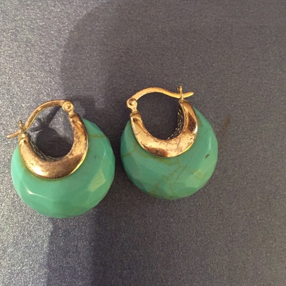 Turquoise Earrings - Picture 2 of 4