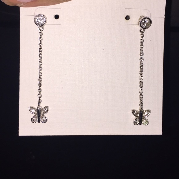 Sterling Silver Butterfly Earrings