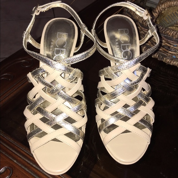 BCBG strappy heels. Never worn.