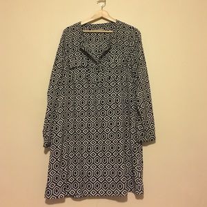 Black and White Gap Dress