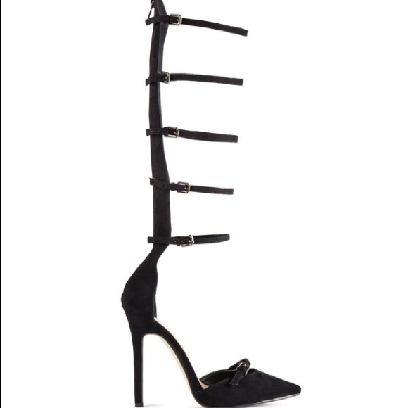 High heeled strapped sandals - Picture 2 of 2