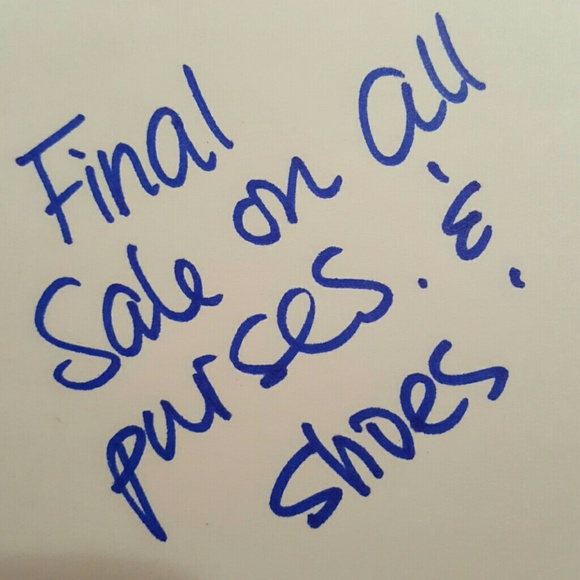all purses and shoes in closet! price lowered