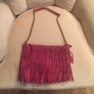 Chinese laundry boho hippy fringe bag