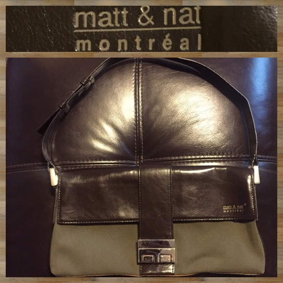 Matt & Nat Montreal Army Green Vegan Purse