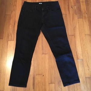BDG black cropped jeans. Size 27 w, 24 l