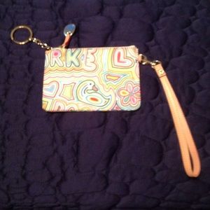 NWOT Dooney and Bourke colorful wristlet