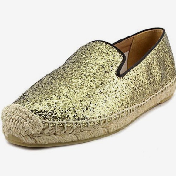 Marc by Marc Jacobs Shoes - Marc by Marc Jacobs Gold Sparkly Espadrilles Flats