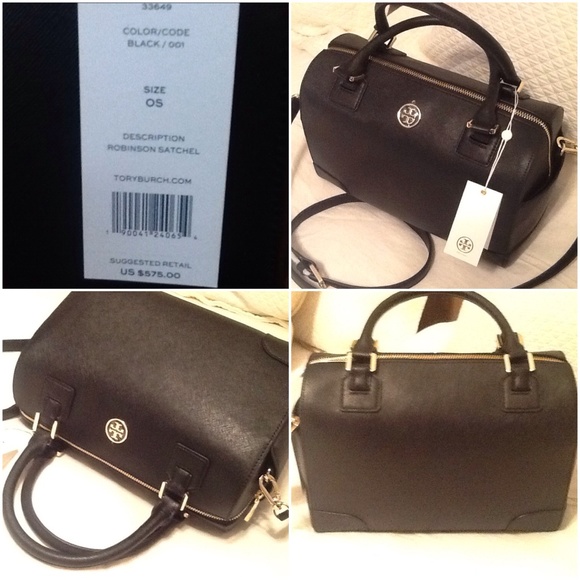 NWT 100% AUTHENTIC TORY BURCH SAFFIANO LEATHER BAG - Picture 3 of 4