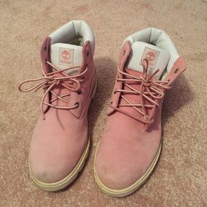 Pink Timberland Shoes Size 7.5