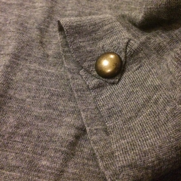 J.Crew Factory Wool Turtleneck Dress-Gray - Picture 3 of 4