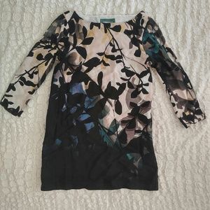 Anthropologie Floral Shift Dress