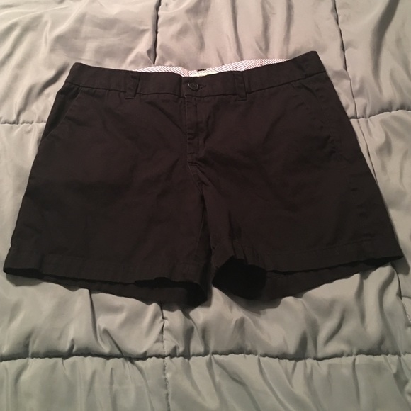 Black 5' inseam shorts