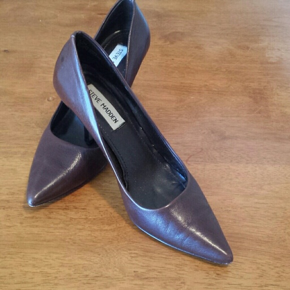 Leather heels
