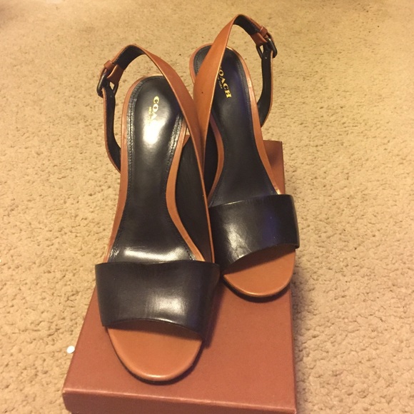 Brand new Coach Sling back sandals