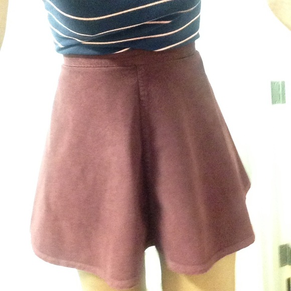 American Apparel Corduroy Skater Skirt