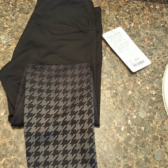 Lululemon dip dye houndstooth wunder under crop