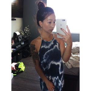 BLUE TIE DYE DRESS