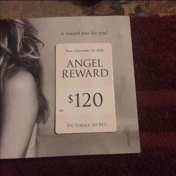 Victoria secret rewards with 120$