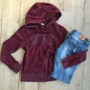 🌸SALE🌸 Vans zip up hoodie - Med