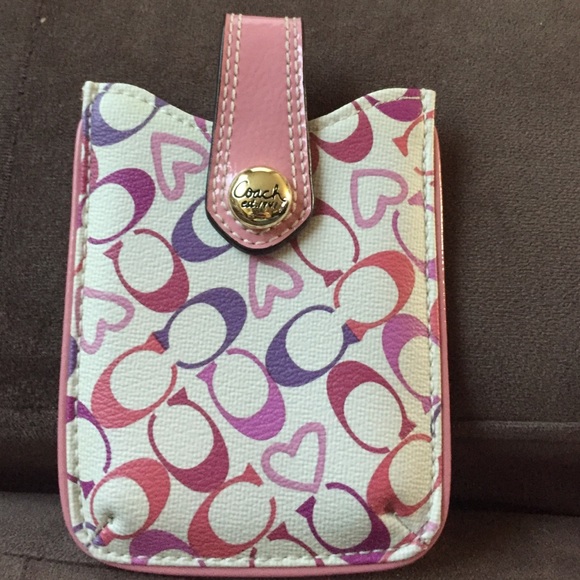 Coach cellphone case