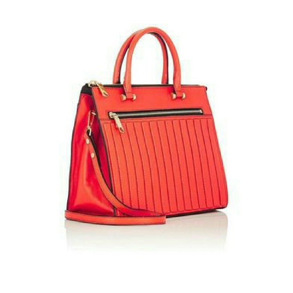 SALE Milly Ludlow Satchel in Vermillion NWT