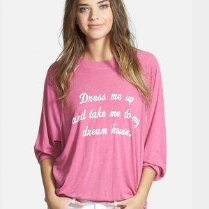 NWT Wildfox Barbie jumper sz S in pink