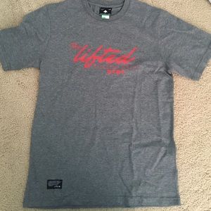 LRG scripted research tee - charcoal heather