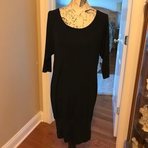 Bella Luxx- Anthropologie Black Dress
