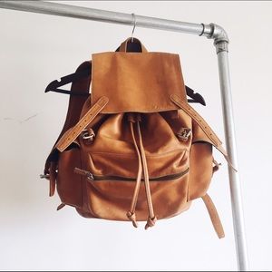 ellington leather backpack