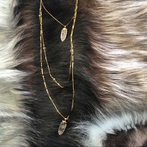 Stella and dot 3 in 1 layering necklace EUC