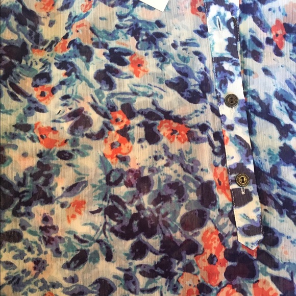 💗Lucky Brand Floral Blouse - Picture 4 of 4