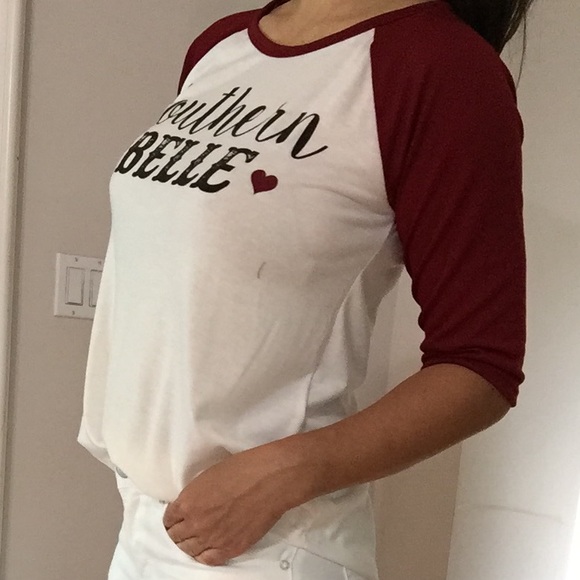 Southern Belle 3/4 Sleeve top - Picture 2 of 3