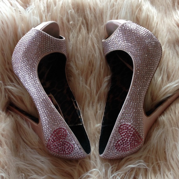 Betsey Johnson sequin pumps