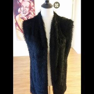 Kardashian Kollection Faux Fur Vest