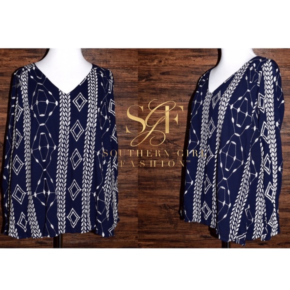 EMBROIDERED TOP Eyelet Classic Pretty Swing Blouse - Picture 3 of 4