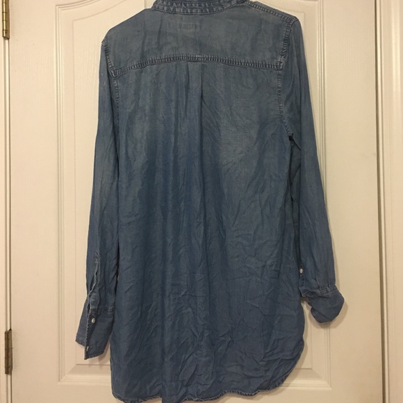 Oversized Denim Button Up! - Picture 2 of 3
