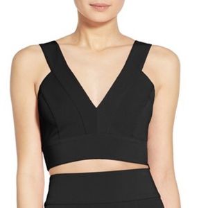 Leith Black Crop Top