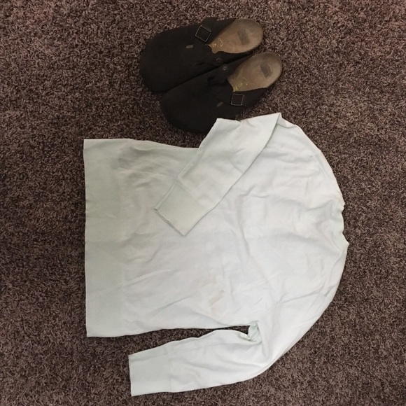 J Crew Mint Green Cardigan - Picture 2 of 4