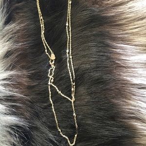 Kendra Scott layer necklace. White Drusy EUC