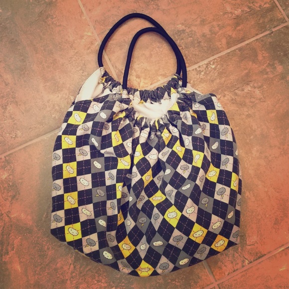 Loyal Army slouchy sack tote bag