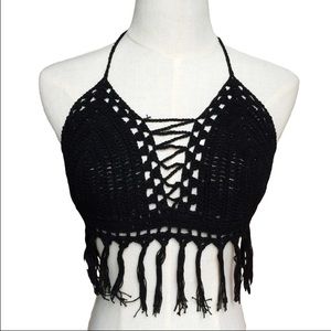 Crotchet cropped top
