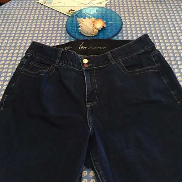 Lane Bryant Long Tummy Control Dark jeans