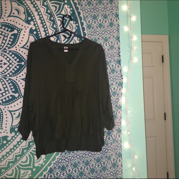 Army Green Blouse