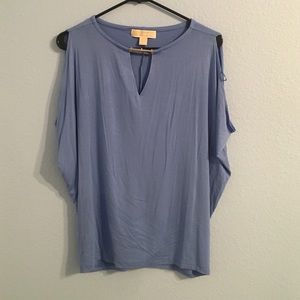 Michael Kors Flowy Blue Top