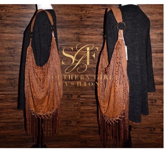 HOBO BAG Faux Suede Oversized Summer Shoulder Tote - Picture 2 of 5